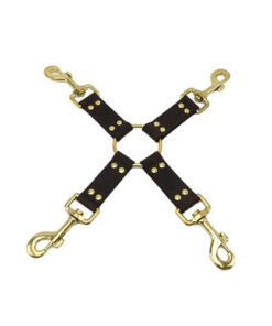 BOUND Nubuck Leather 4 Way Hog Tie